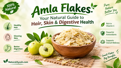 Amla Flakes: Your Natural Guide to Hair, Skin & Digestive Health