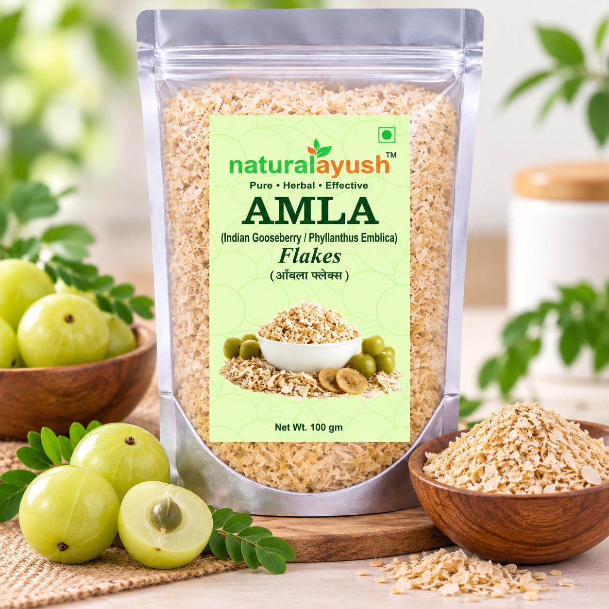 Amla Flakes (Phyllanthus emblica) thumbnail 2