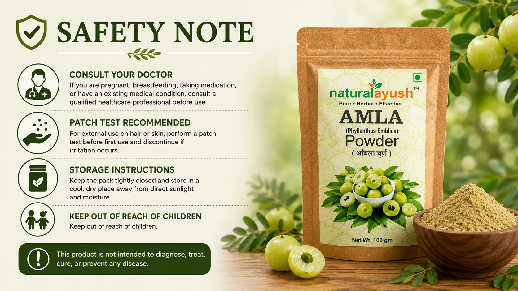 Amla Powder (Phyllanthus emblica) photo 3