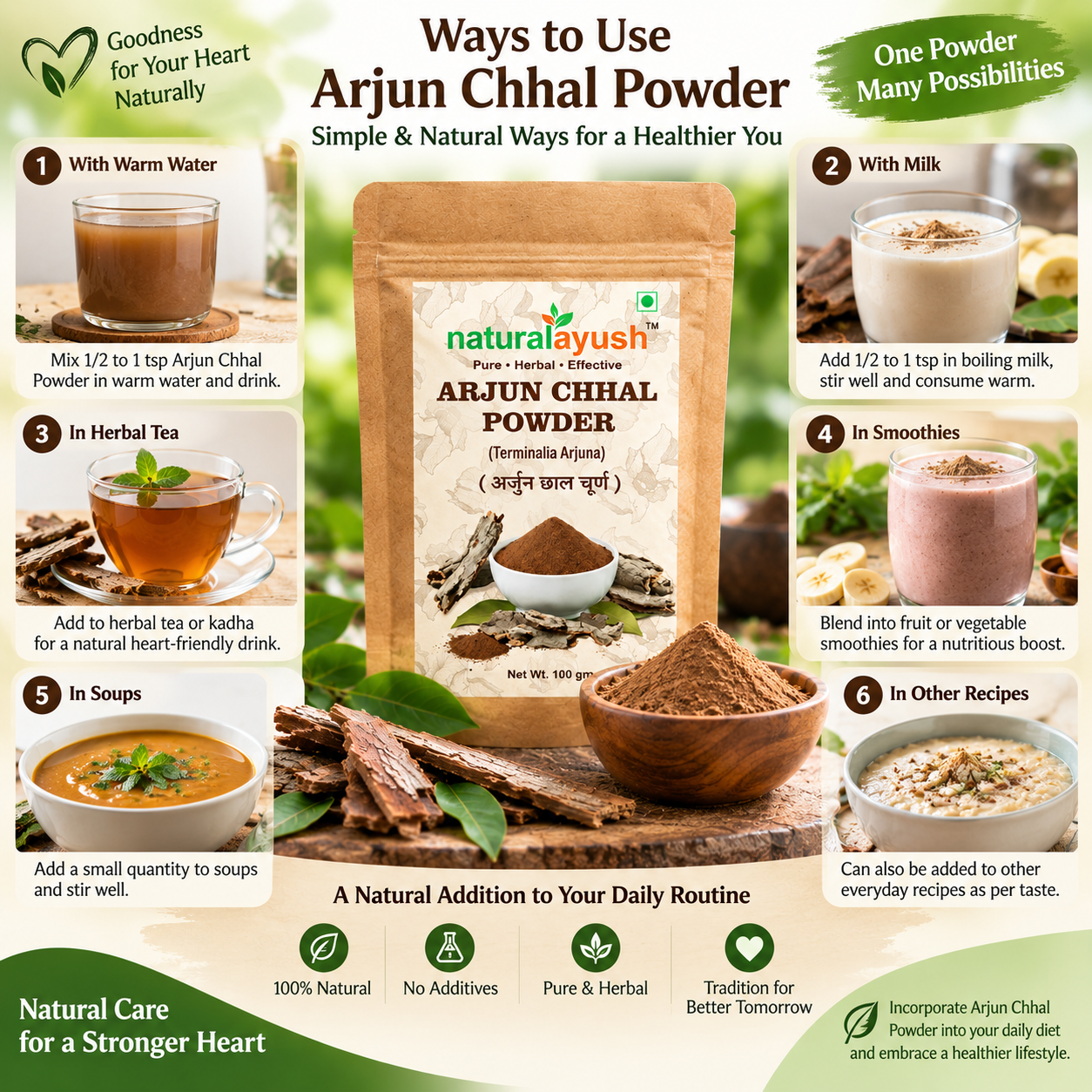Arjun Chaal Powder (Terminalia arjuna) thumbnail 5