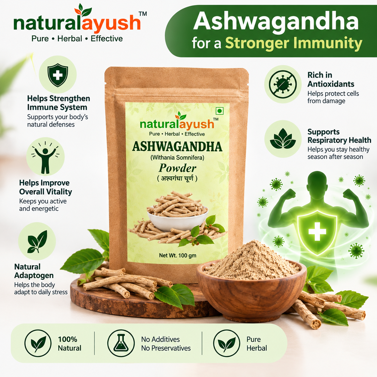 Ashwagandha Powder (Withania somnifera) thumbnail 2