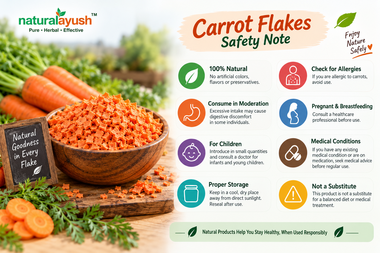 Carrot Flakes (Daucus carota) photo 1