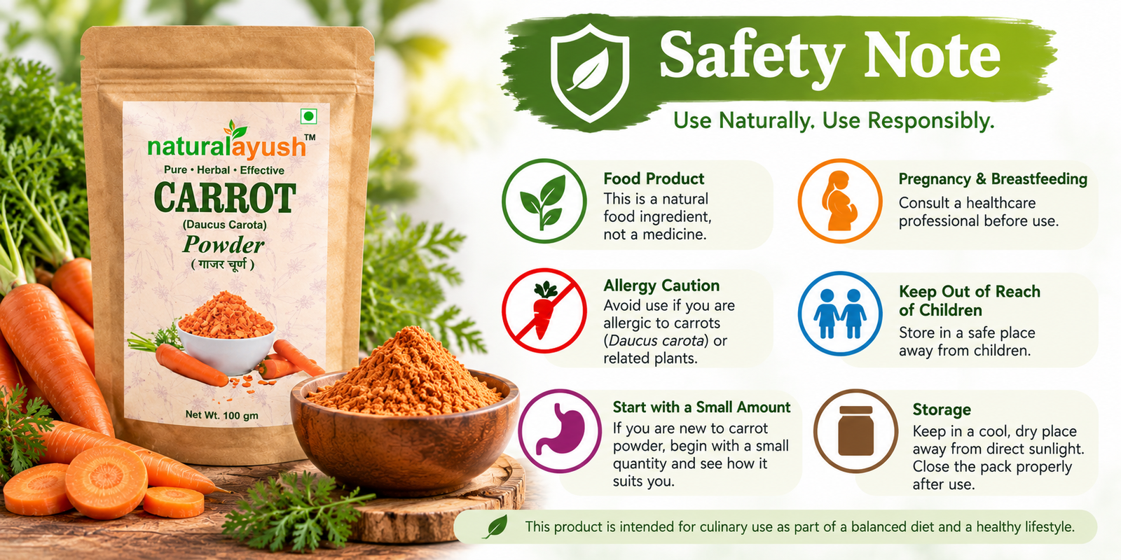 Carrot Powder (Daucus carota) photo 1