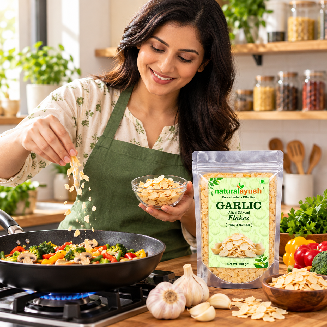 Garlic Flakes (Allium sativum) thumbnail 6