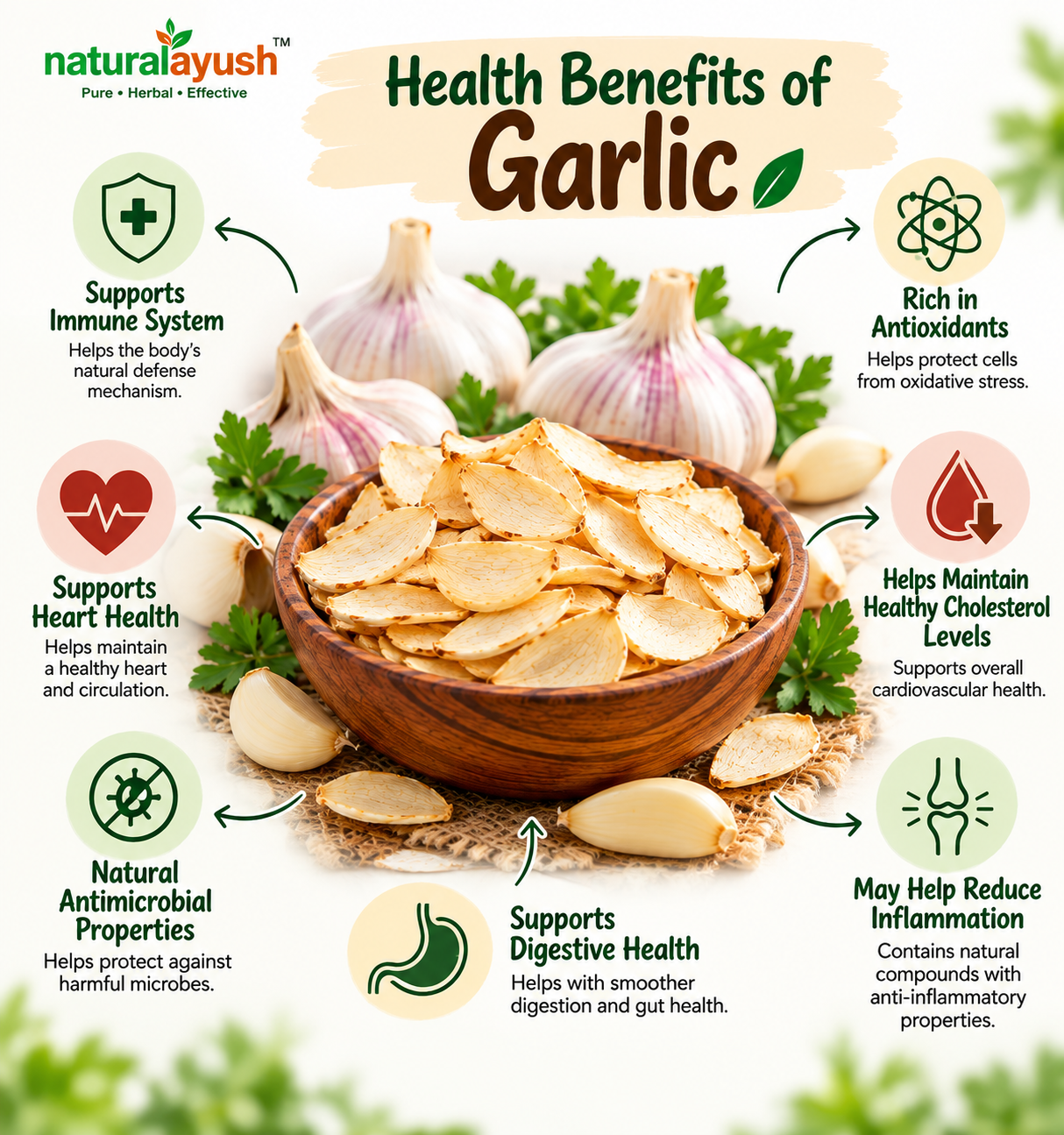 Garlic Flakes (Allium sativum) thumbnail 5
