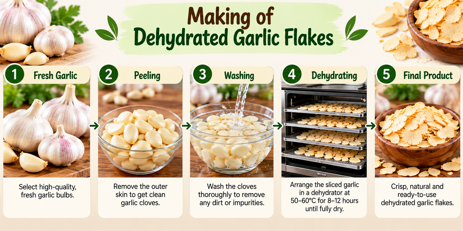 Garlic Flakes (Allium sativum) photo 1