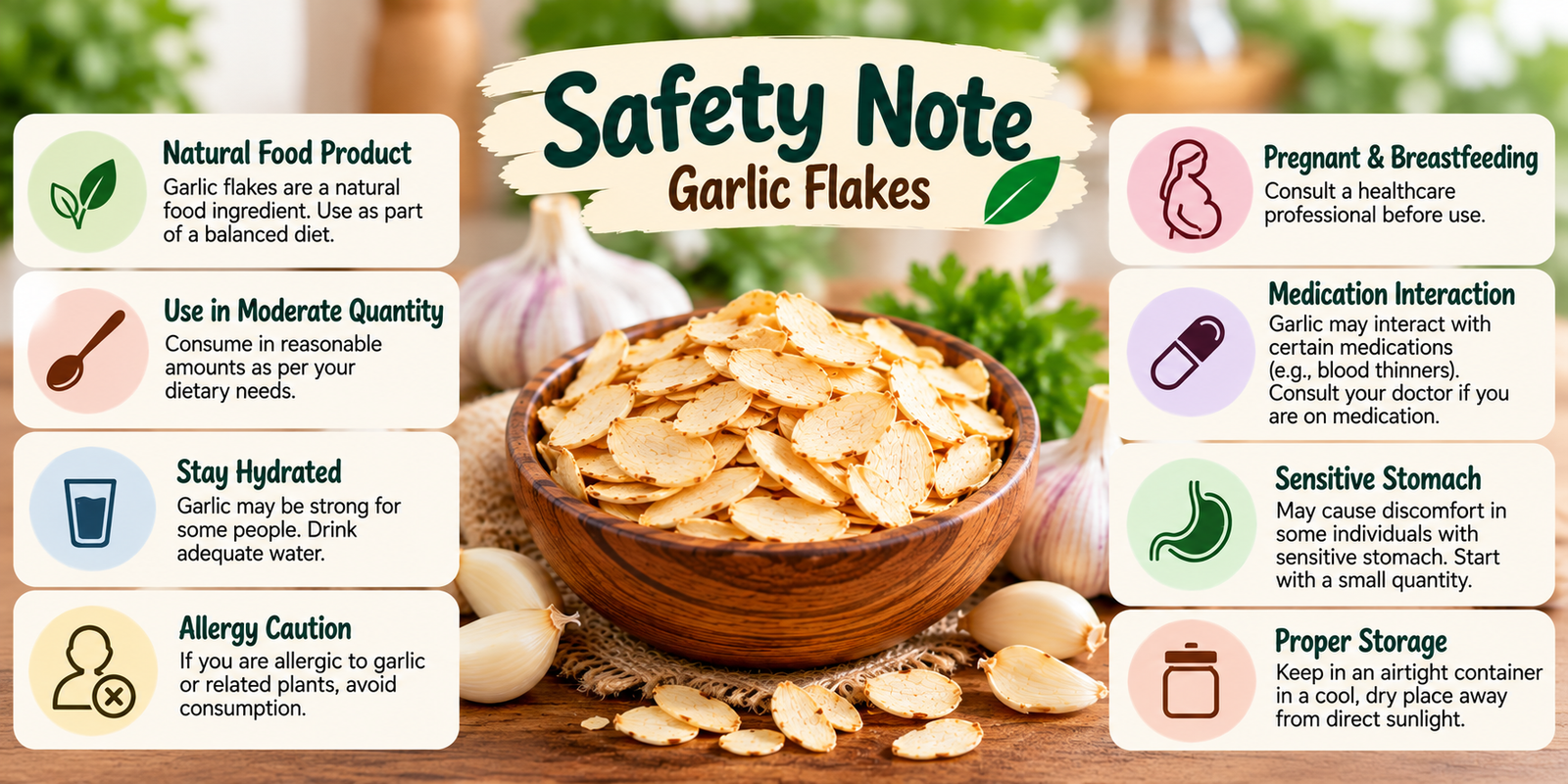 Garlic Flakes (Allium sativum) photo 2