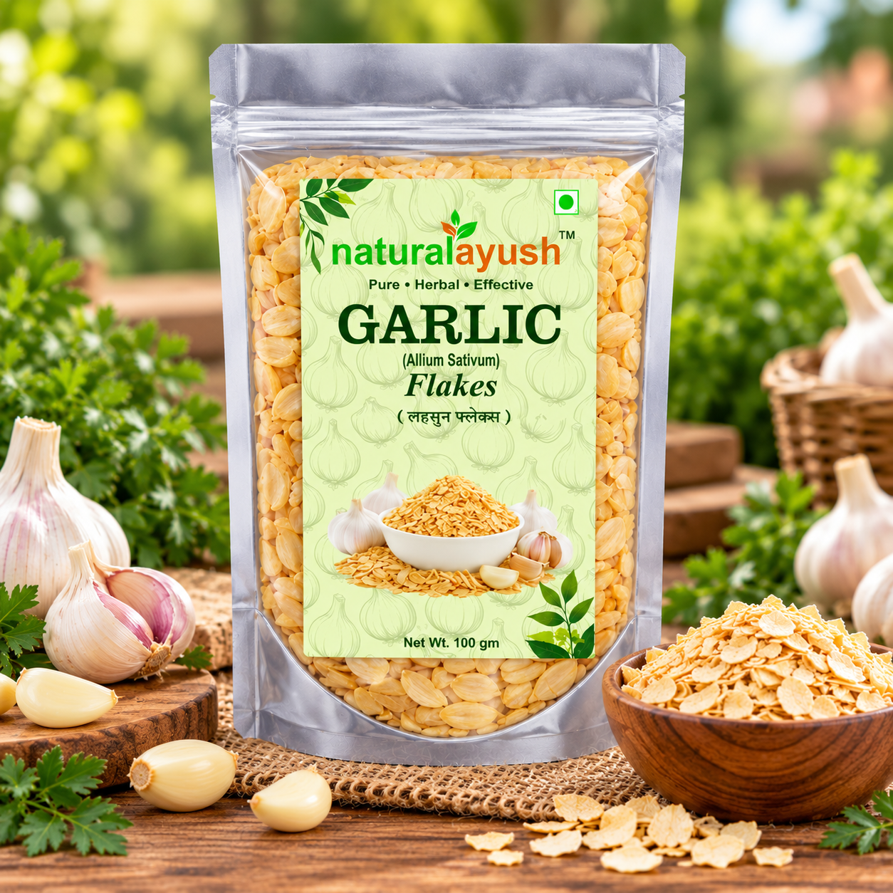 Garlic Flakes (Allium sativum) thumbnail 3