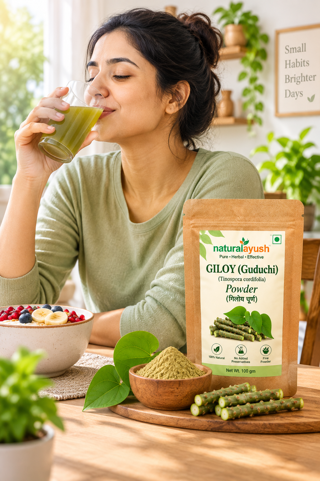Giloy Powder (Tinospora cordifolia) thumbnail 5