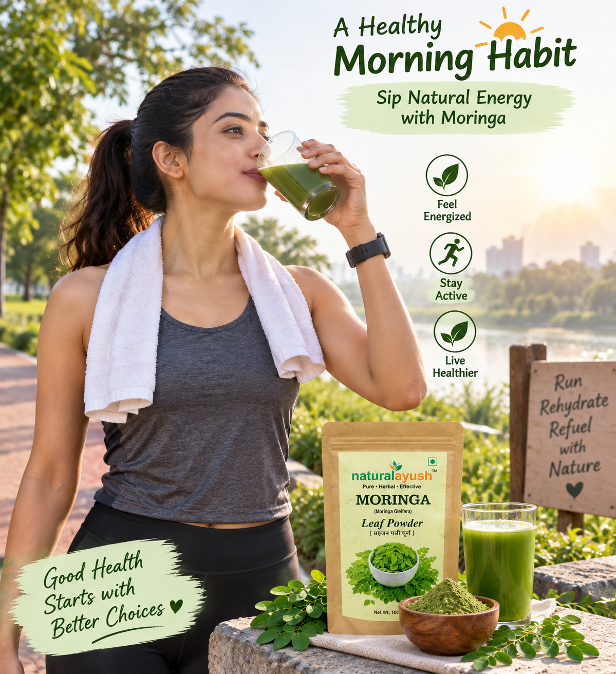 Moringa Leaves Powder (Moringa oleifera) thumbnail 5