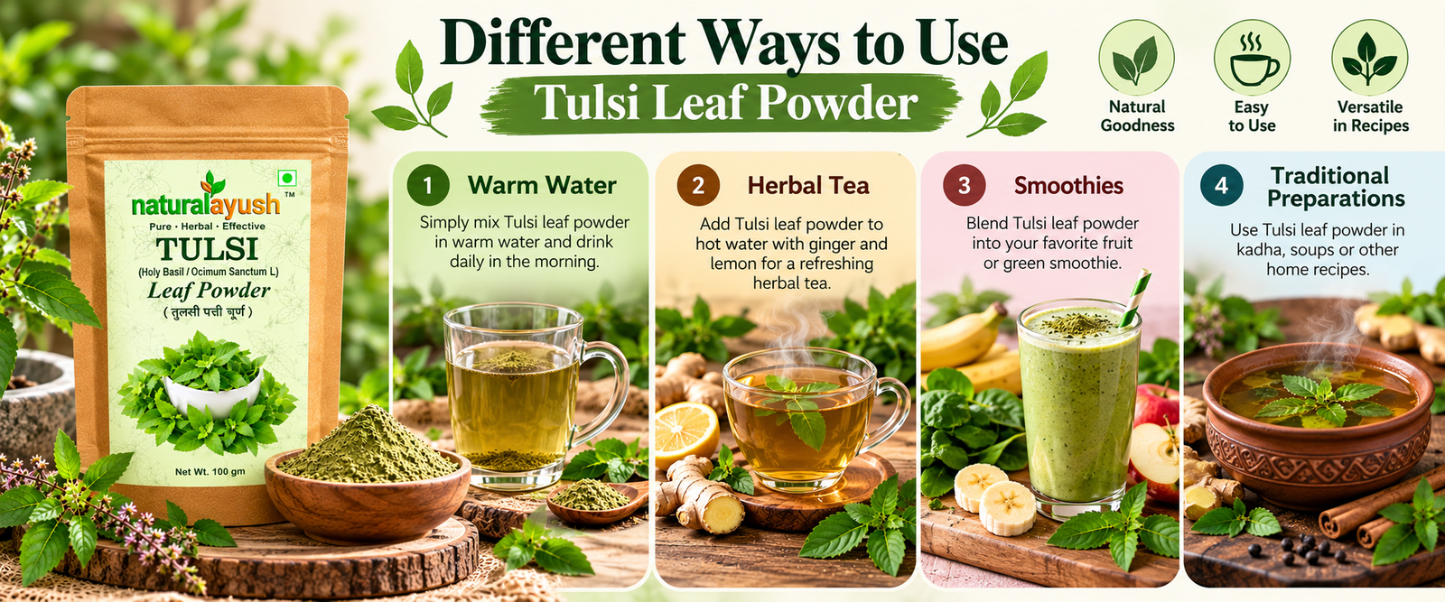 Tulsi Powder (Ocimum tenuiflorum) photo 3