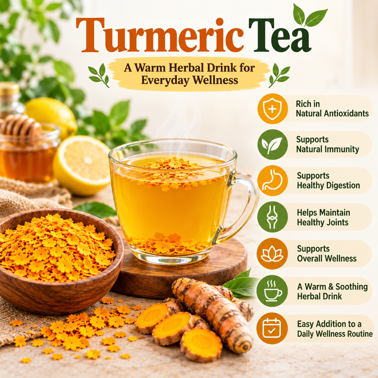 Turmeric Flakes (Curcuma longa) thumbnail 2