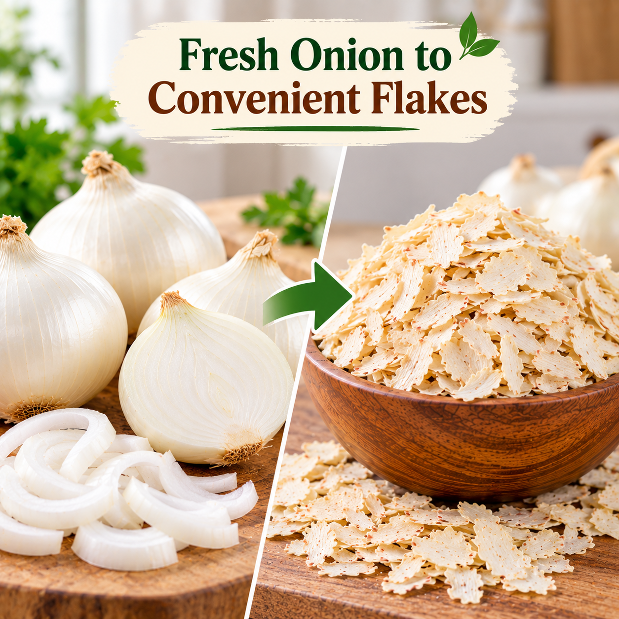 White Onion Flakes (Allium cepa) thumbnail 5