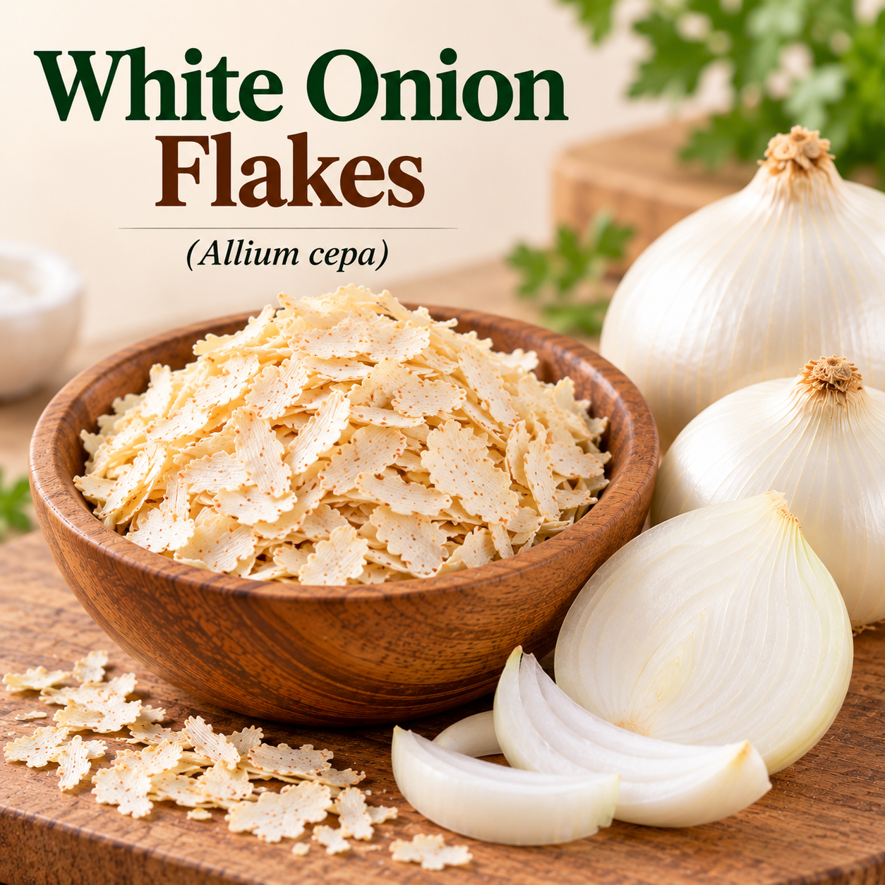 White Onion Flakes (Allium cepa) thumbnail 6