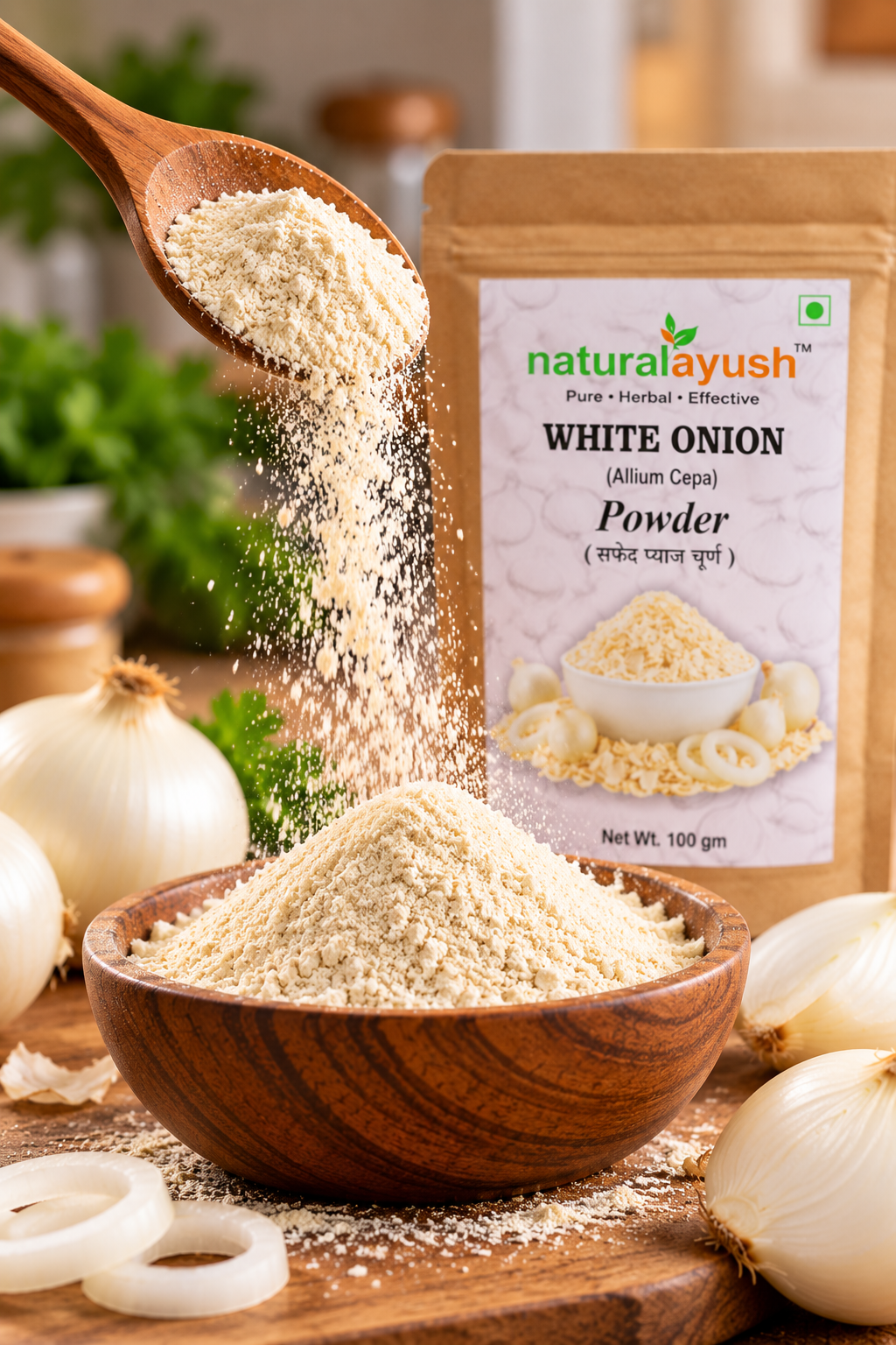 White Onion Powder (Allium cepa) thumbnail 5
