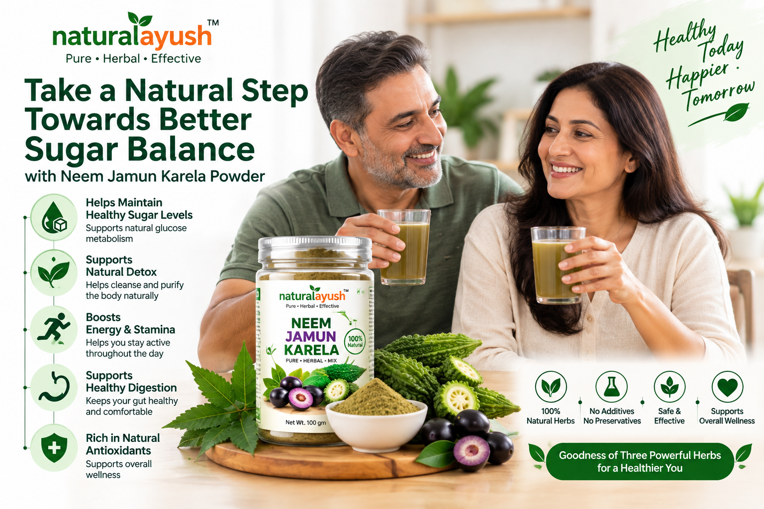 Neem Jamun Karela Mix Powder photo 3